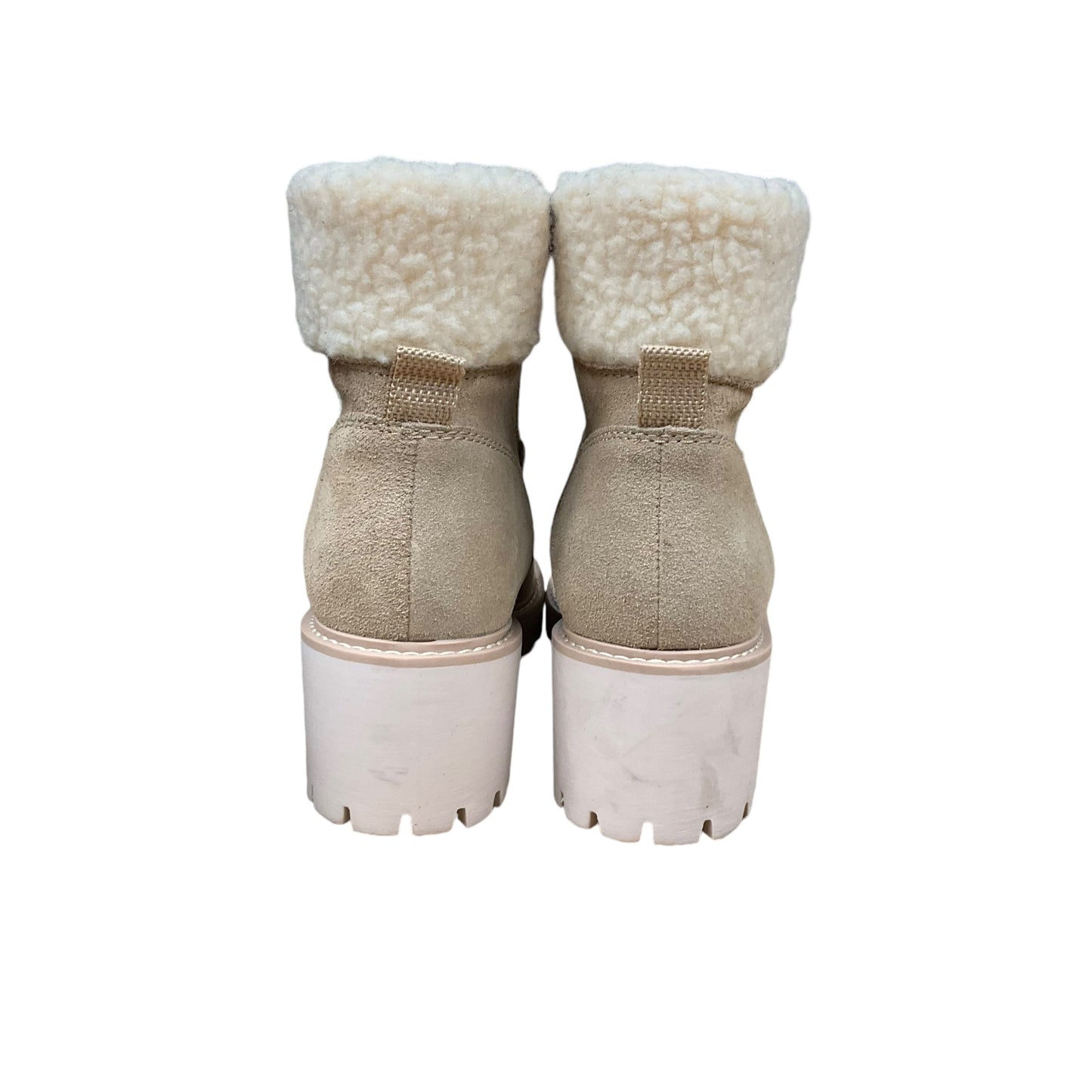 Boots Ankle Heels By Dolce Vita In Beige, Size: 8.5