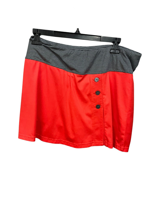 Athletic Skort By Bolle In Red, Size: L