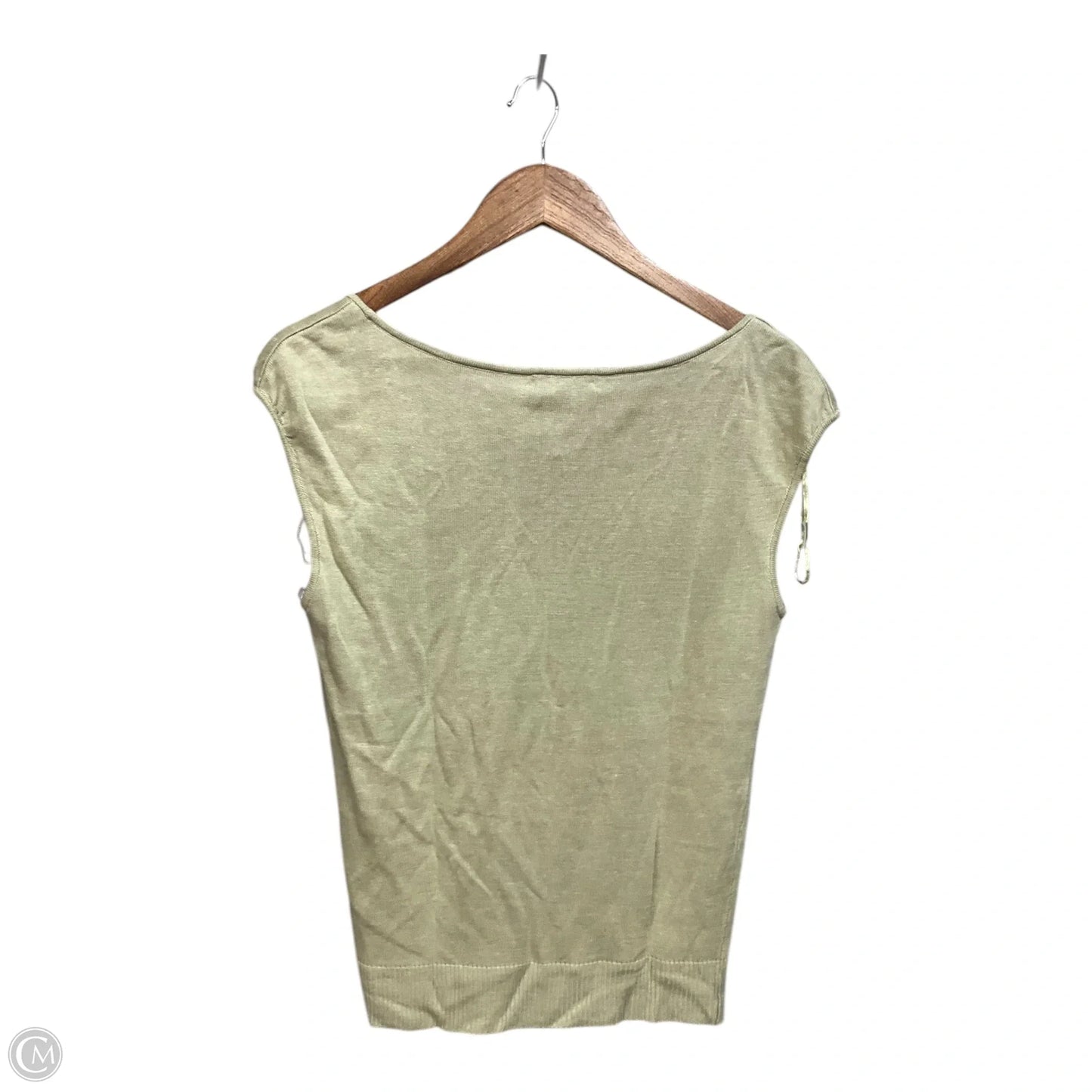 Top Sleeveless By Alfani In Green, Size: M