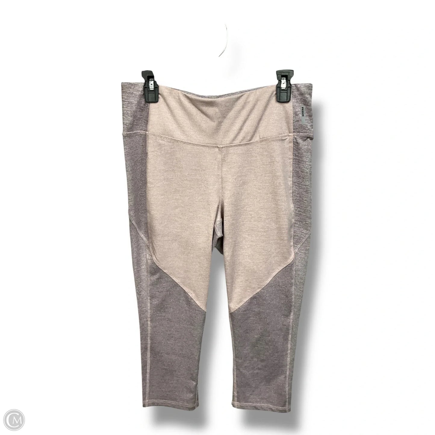 Athletic Capris By Rbx In Pink & Purple, Size: L