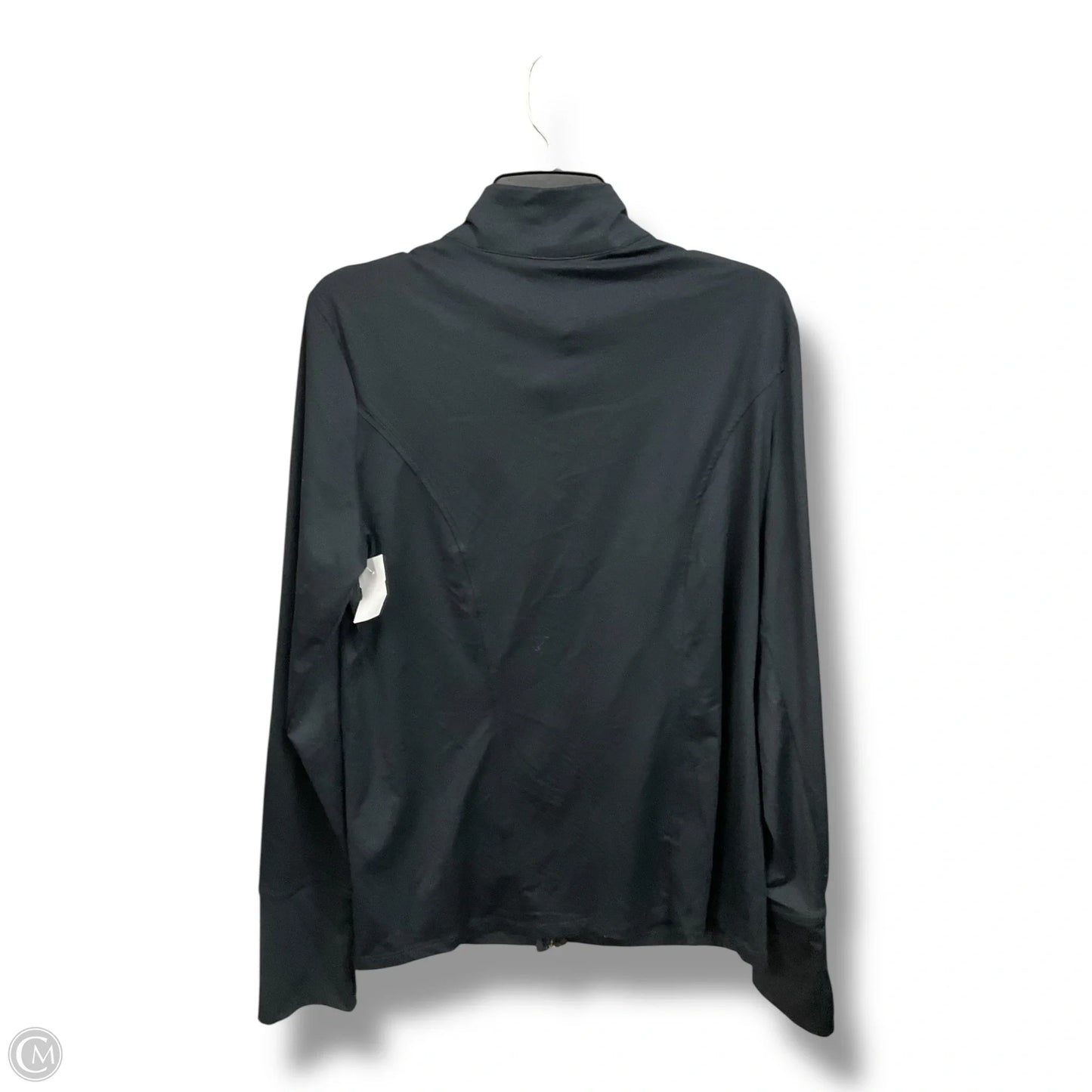 Athletic Jacket By Eddie Bauer In Black, Size: Xl