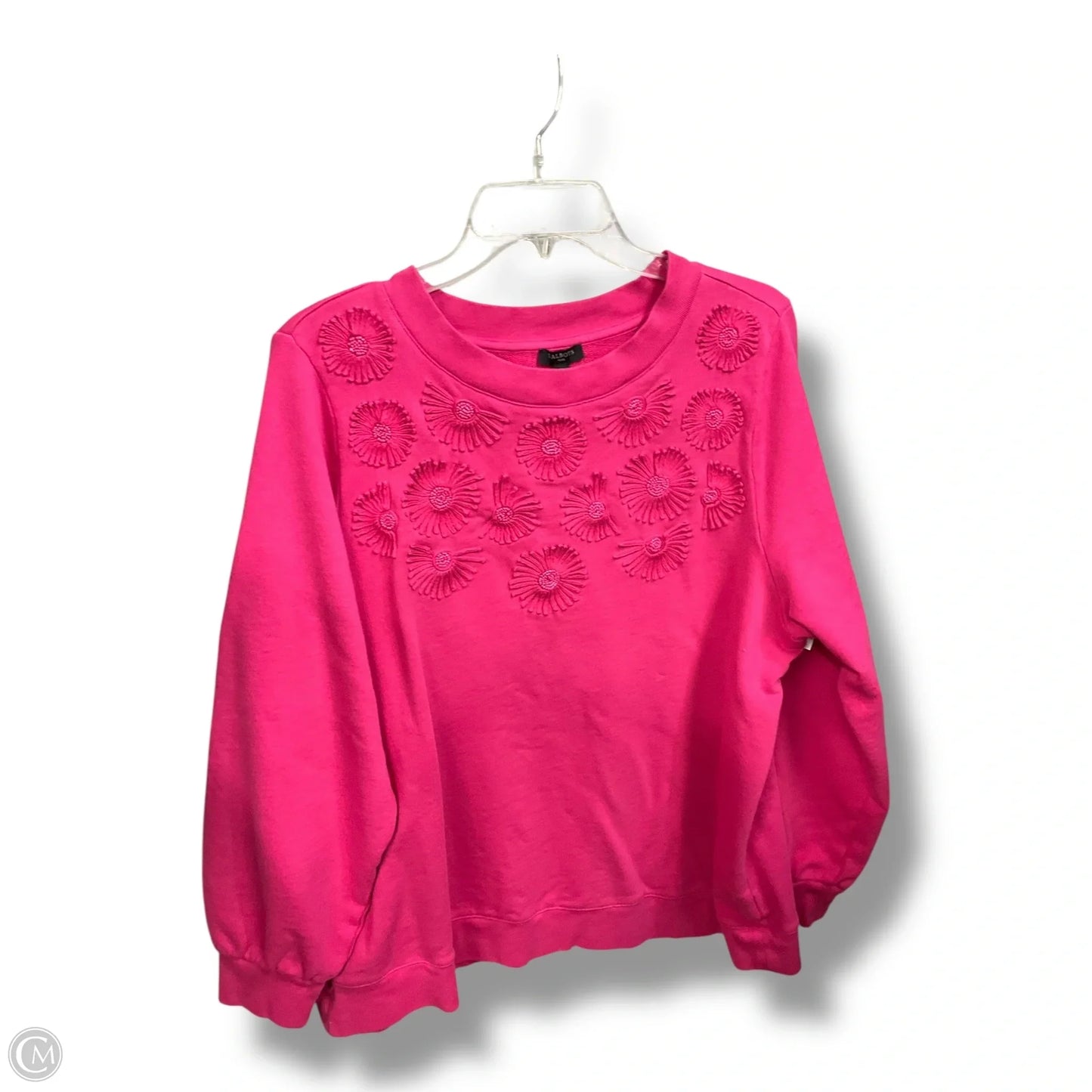 Sweatshirt Crewneck By Talbots In Pink, Size: 2x
