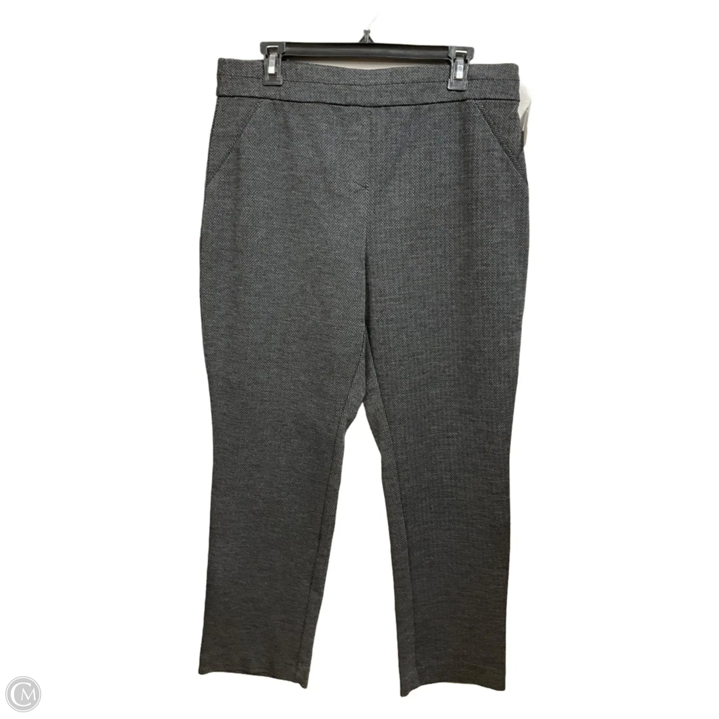 Pants Dress By Christopher And Banks In Black & Grey, Size: 12