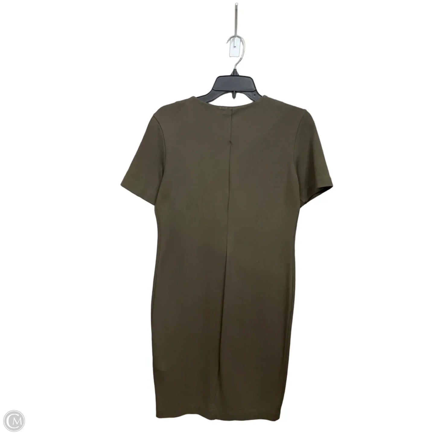 Dress Casual Midi By H&m In Green, Size: M