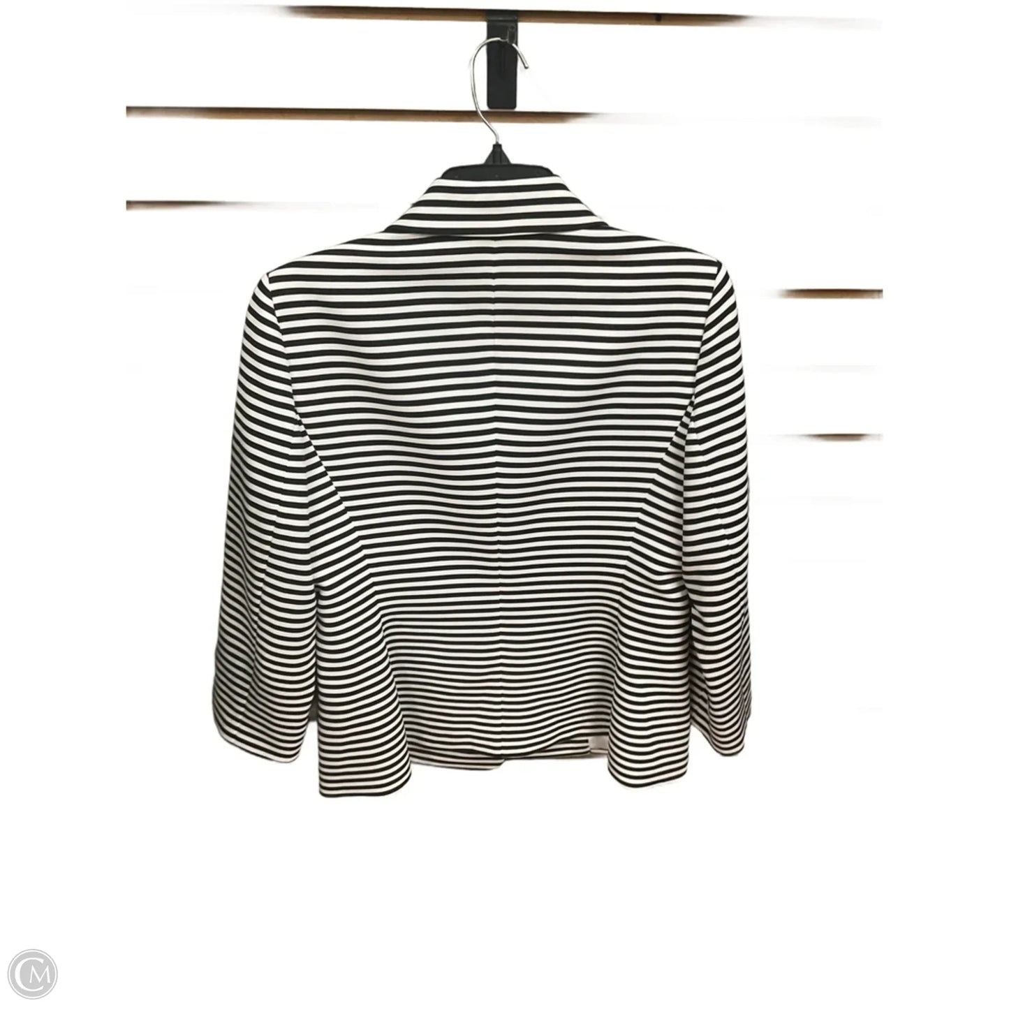 Blazer By Anne Klein In Black & White, Size: M