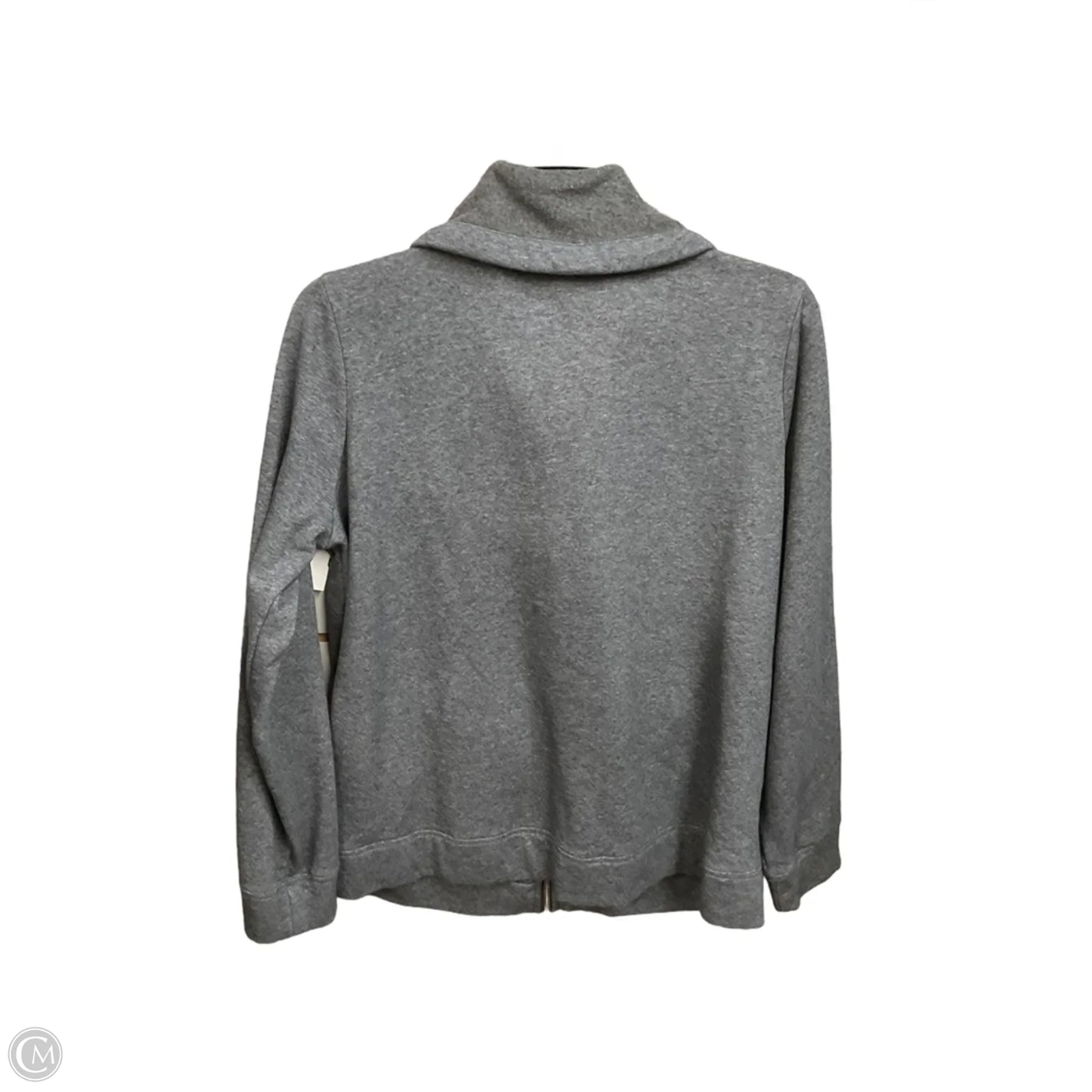 Athletic Jacket By Michael By Michael Kors In Grey, Size: L