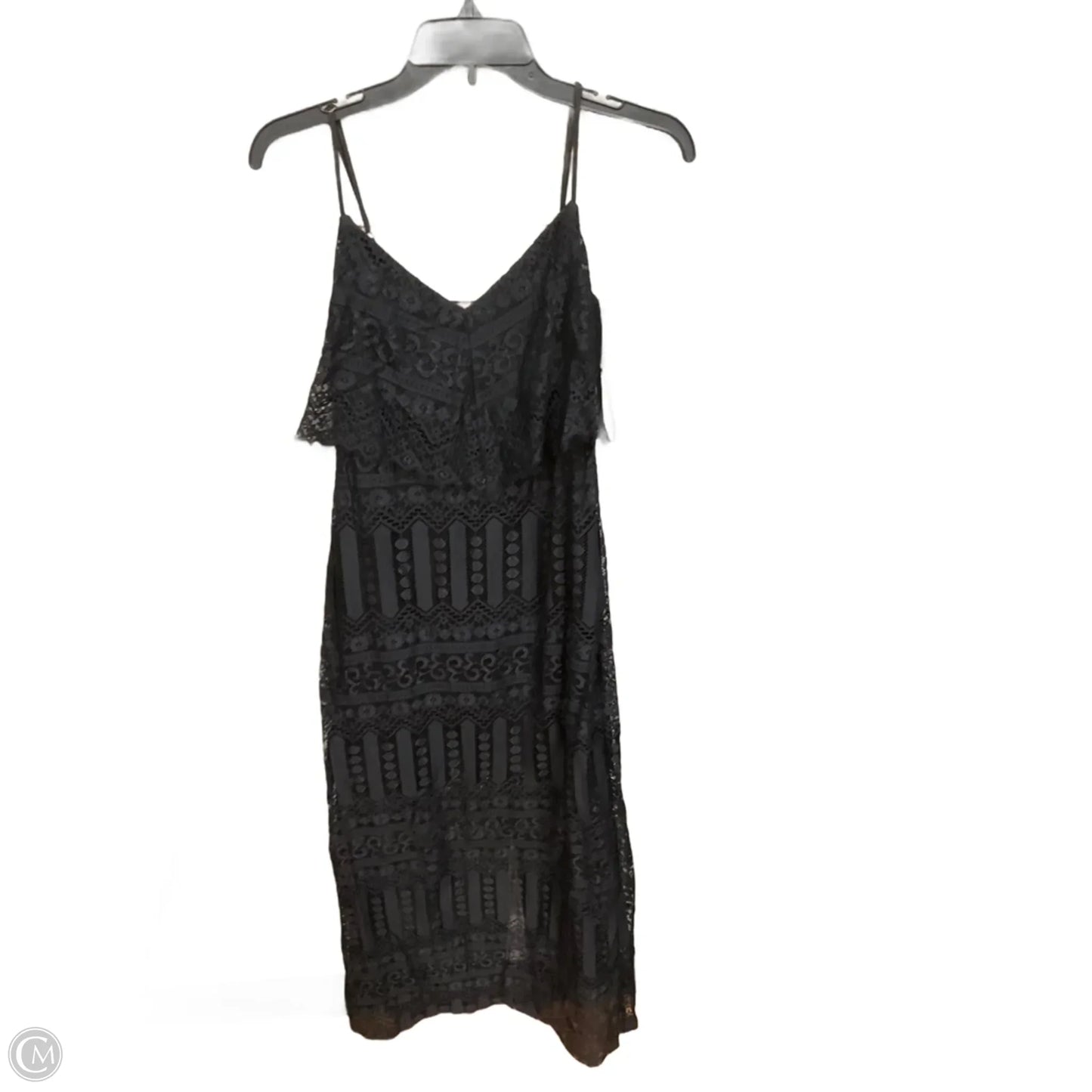 Dress Party Long By Guess In Black, Size: S