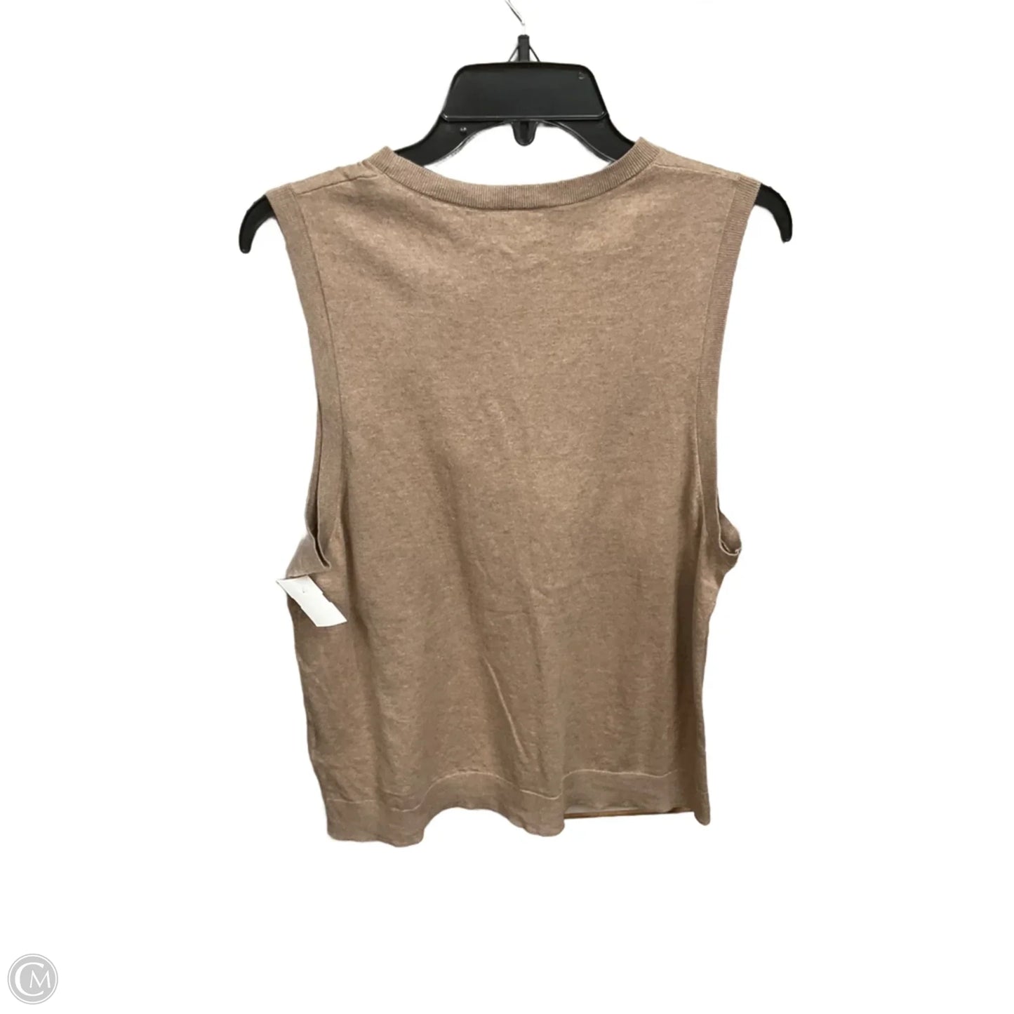 Top Sleeveless By J. Crew In Tan, Size: Xxl