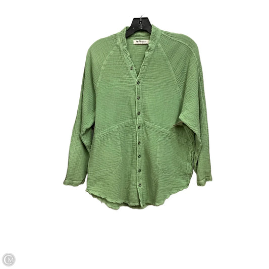 Top Long Sleeve By We The Free In Green, Size: Xs