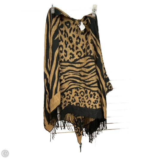 Poncho By Lane Bryant In Animal Print, Size: Osfm
