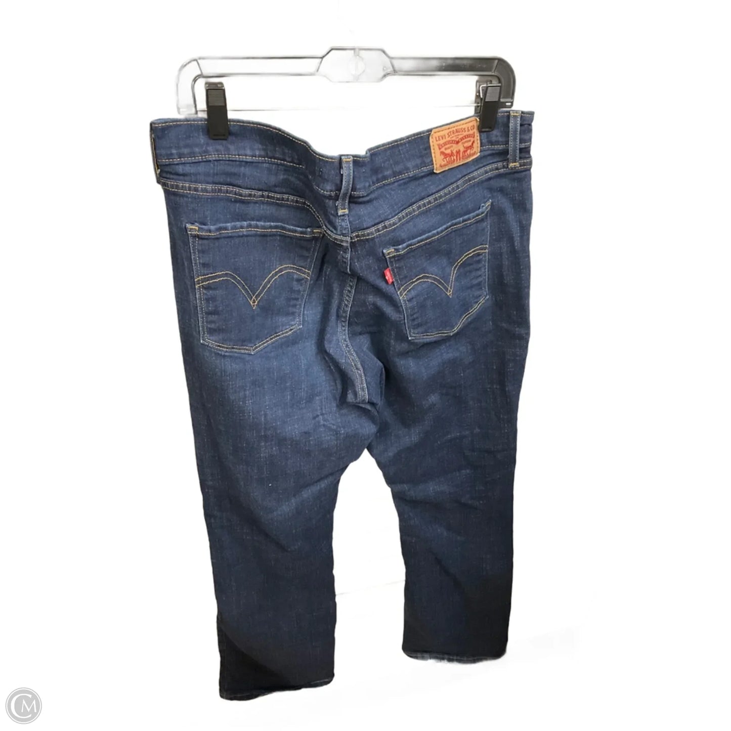 Jeans Boot Cut By Levis In Blue Denim, Size: 14