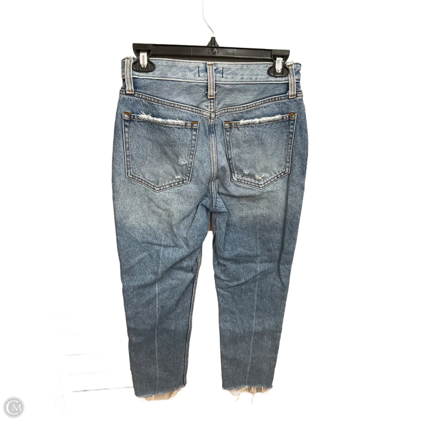 Jeans Straight By Abercrombie And Fitch In Blue Denim, Size: 2