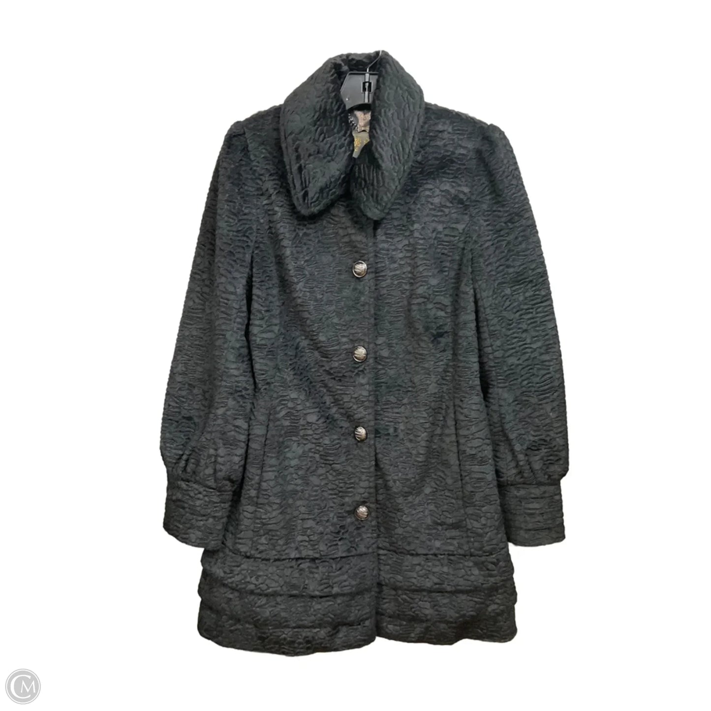 Coat Faux Fur & Sherpa By Steve Madden In Black, Size: Xs