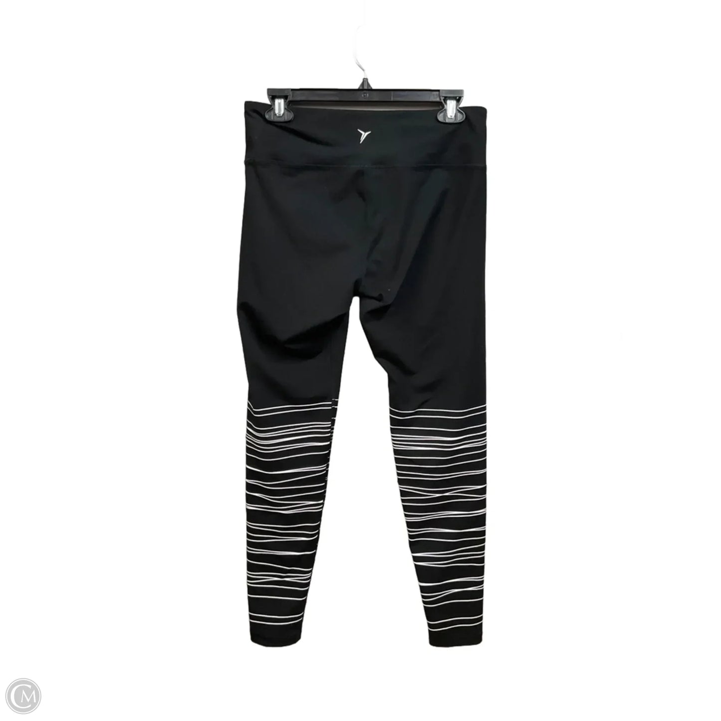 Athletic Leggings By Old Navy In Black & White, Size: L