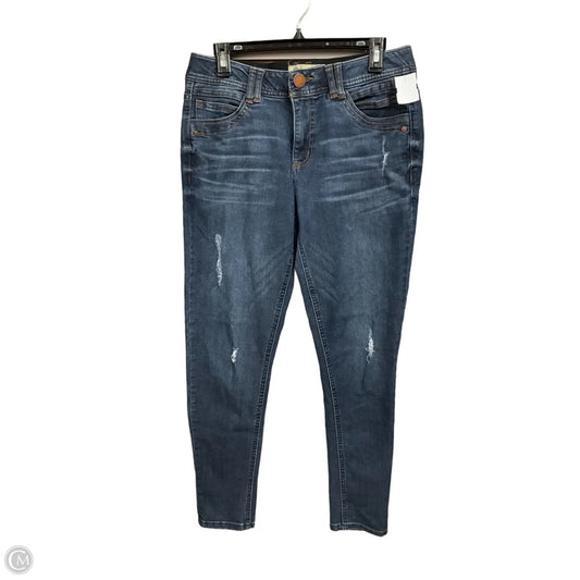 Jeans Skinny By Democracy In Blue Denim, Size: 8