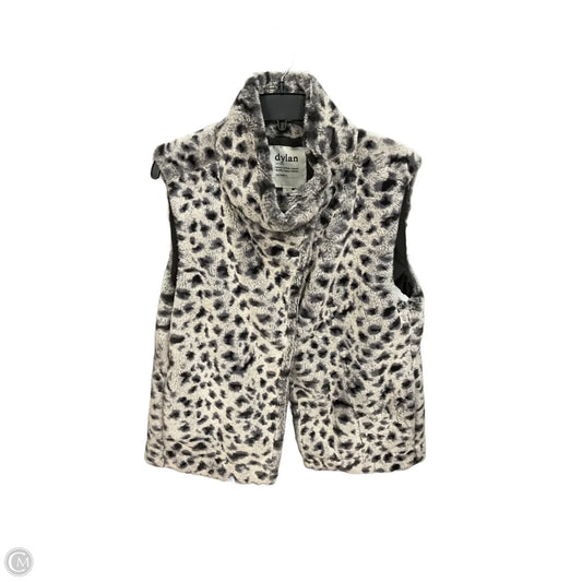 Vest Faux Fur & Sherpa By Dylan In Animal Print, Size: L
