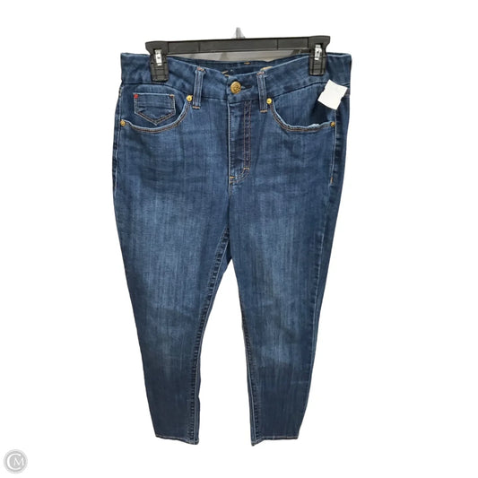 Jeans Skinny By Seven 7 In Blue Denim, Size: 10