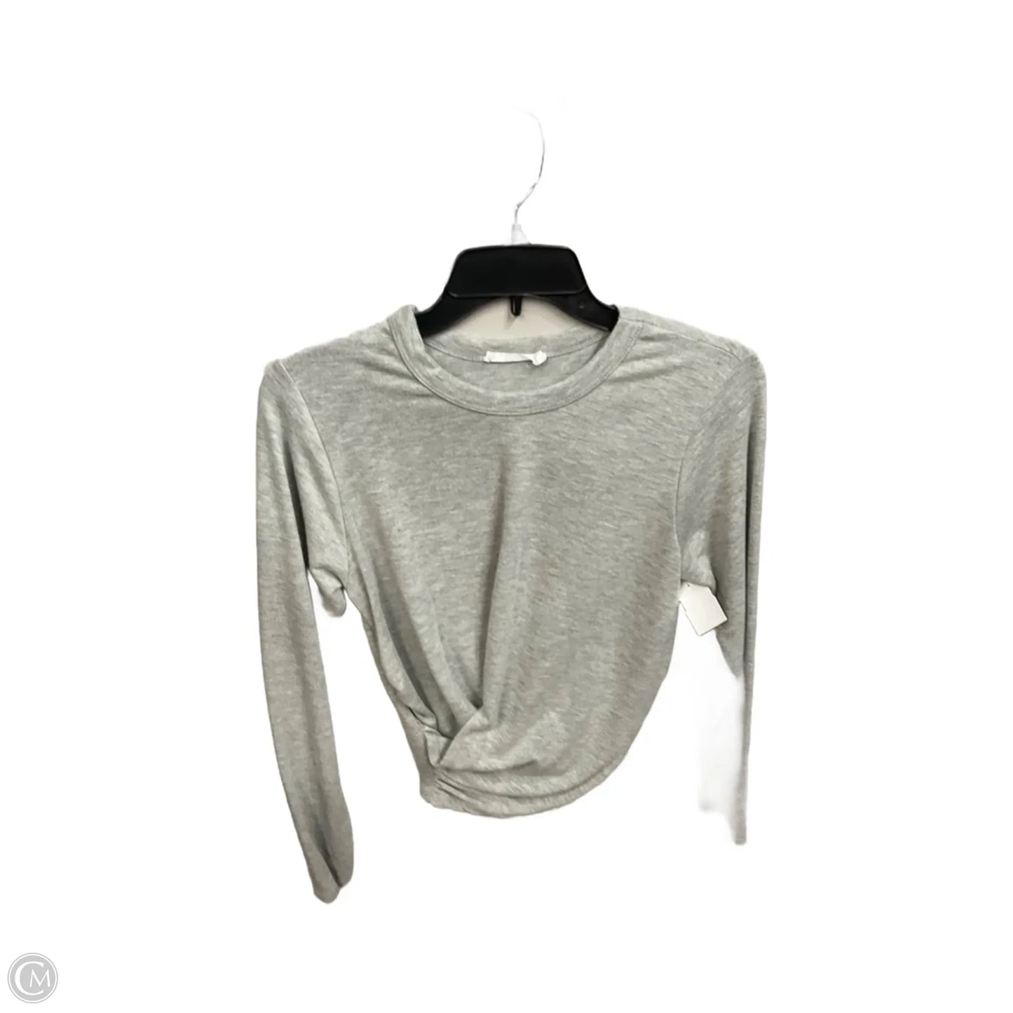 Top Long Sleeve By Lush In Grey, Size: S