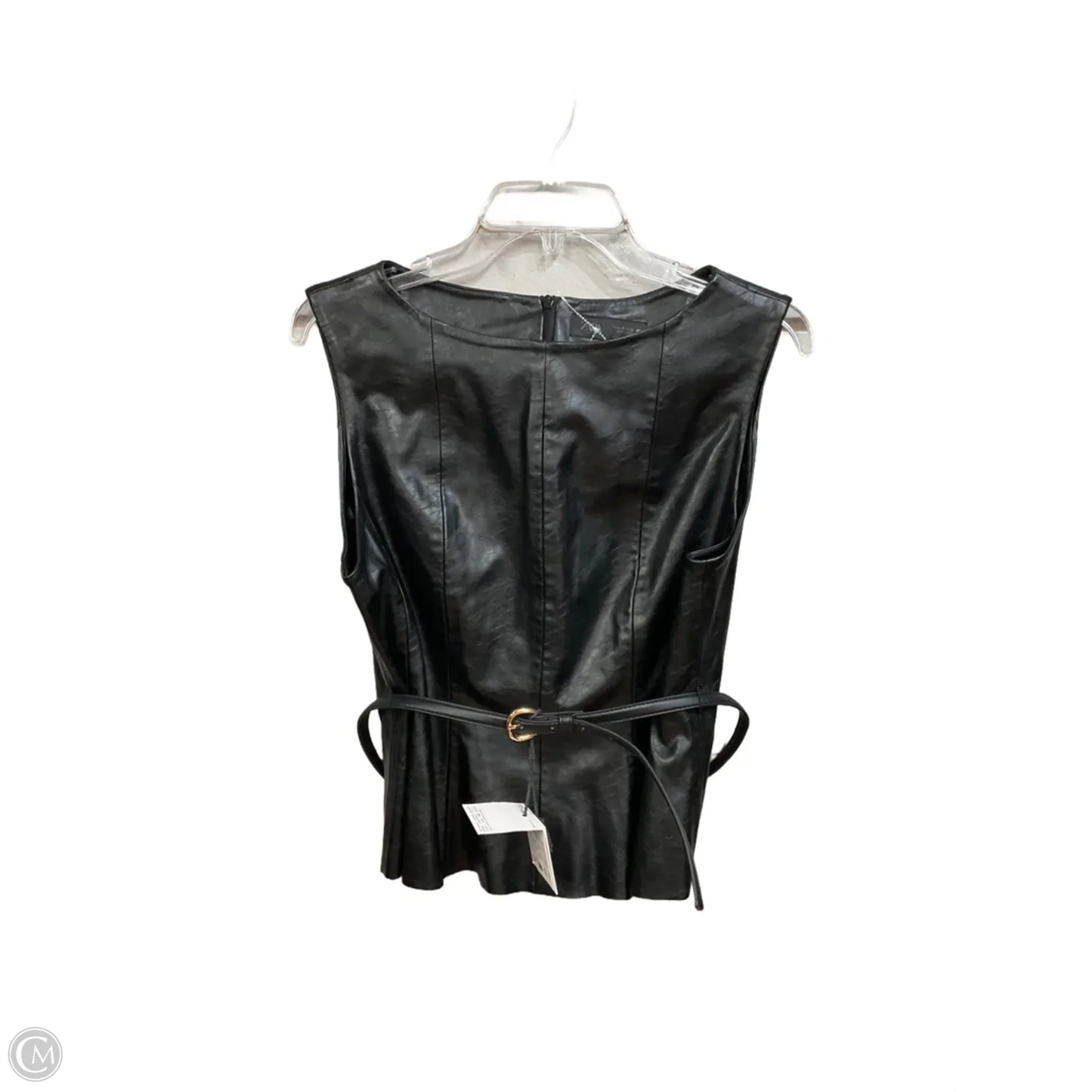 Top Sleeveless By Zara In Black, Size: Xl