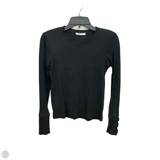 Top Long Sleeve By Zara In Black, Size: M