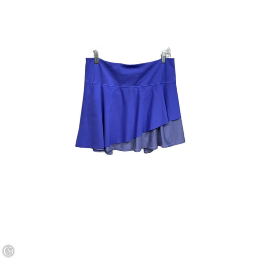 Athletic Skort By Athleta In Blue, Size: L