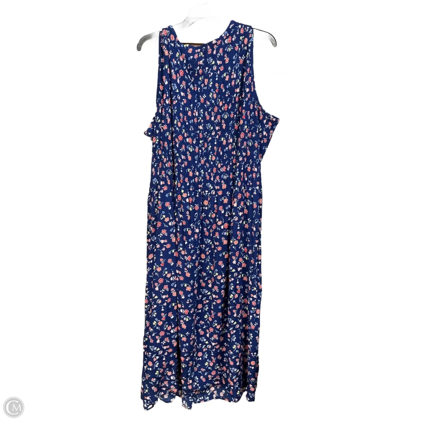Dress Casual Midi By Croft And Barrow In Floral Print, Size: 4x