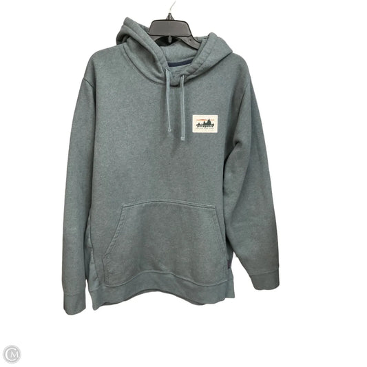Sweatshirt Hoodie By Patagonia In Green, Size: Xxl