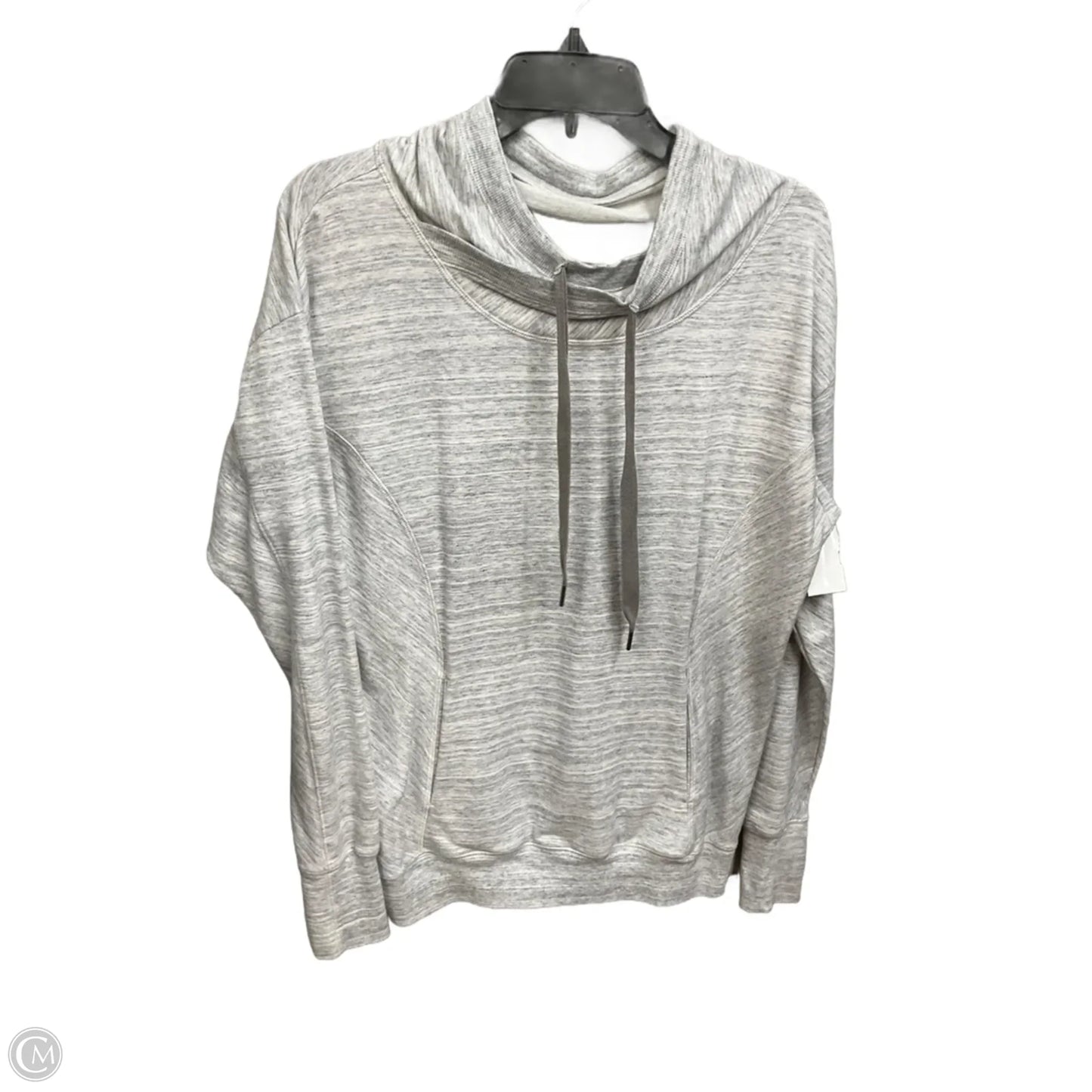 Athletic Sweatshirt Collar By Zella In Grey, Size: S