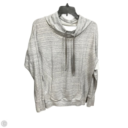Athletic Sweatshirt Collar By Zella In Grey, Size: S