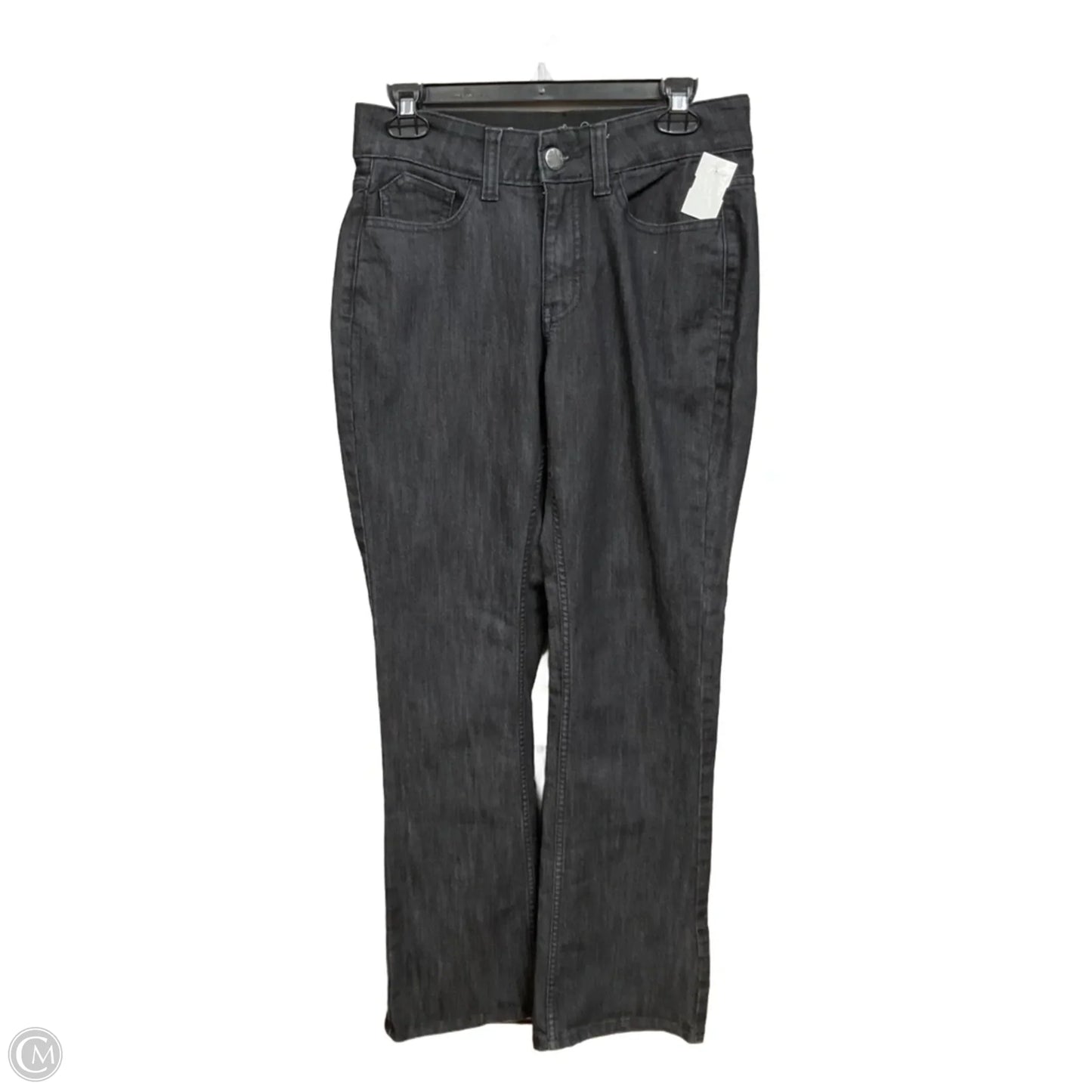 Jeans Wide Leg By Lee In Black Denim, Size: 6