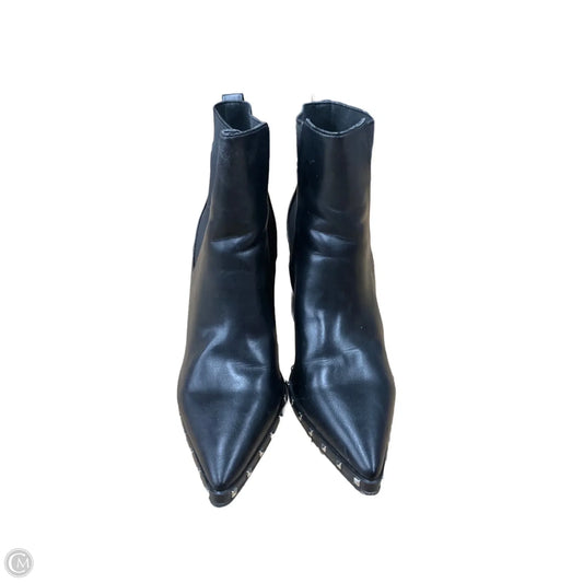 Boots Ankle Heels By Charles David In Black, Size: 9.5