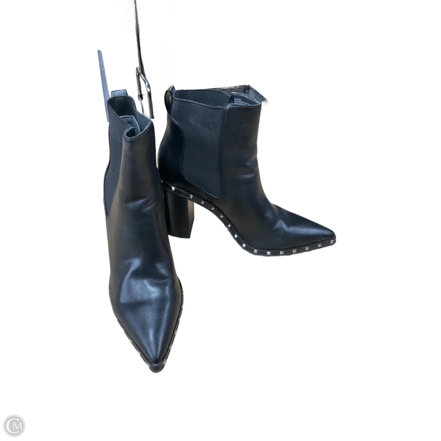 Boots Ankle Heels By Charles David In Black, Size: 9.5