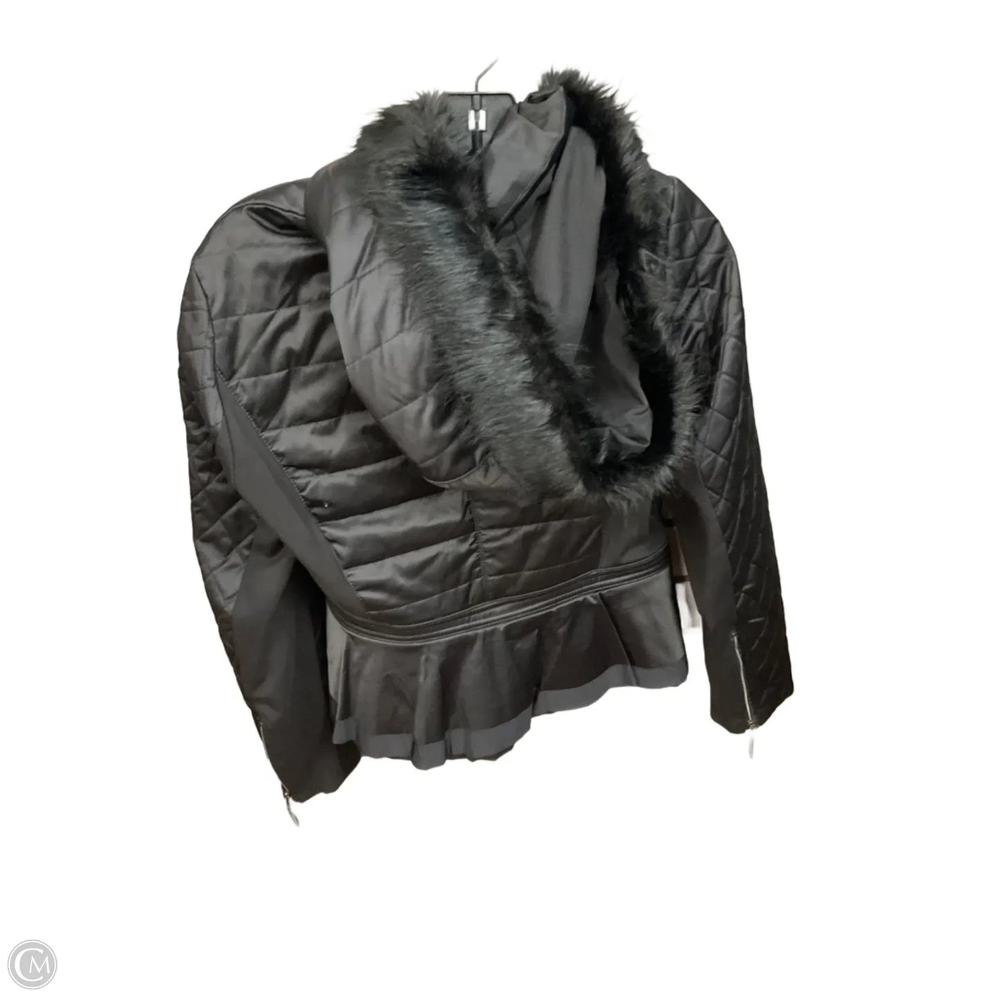 Jacket Puffer & Quilted By White House Black Market In Black, Size: M