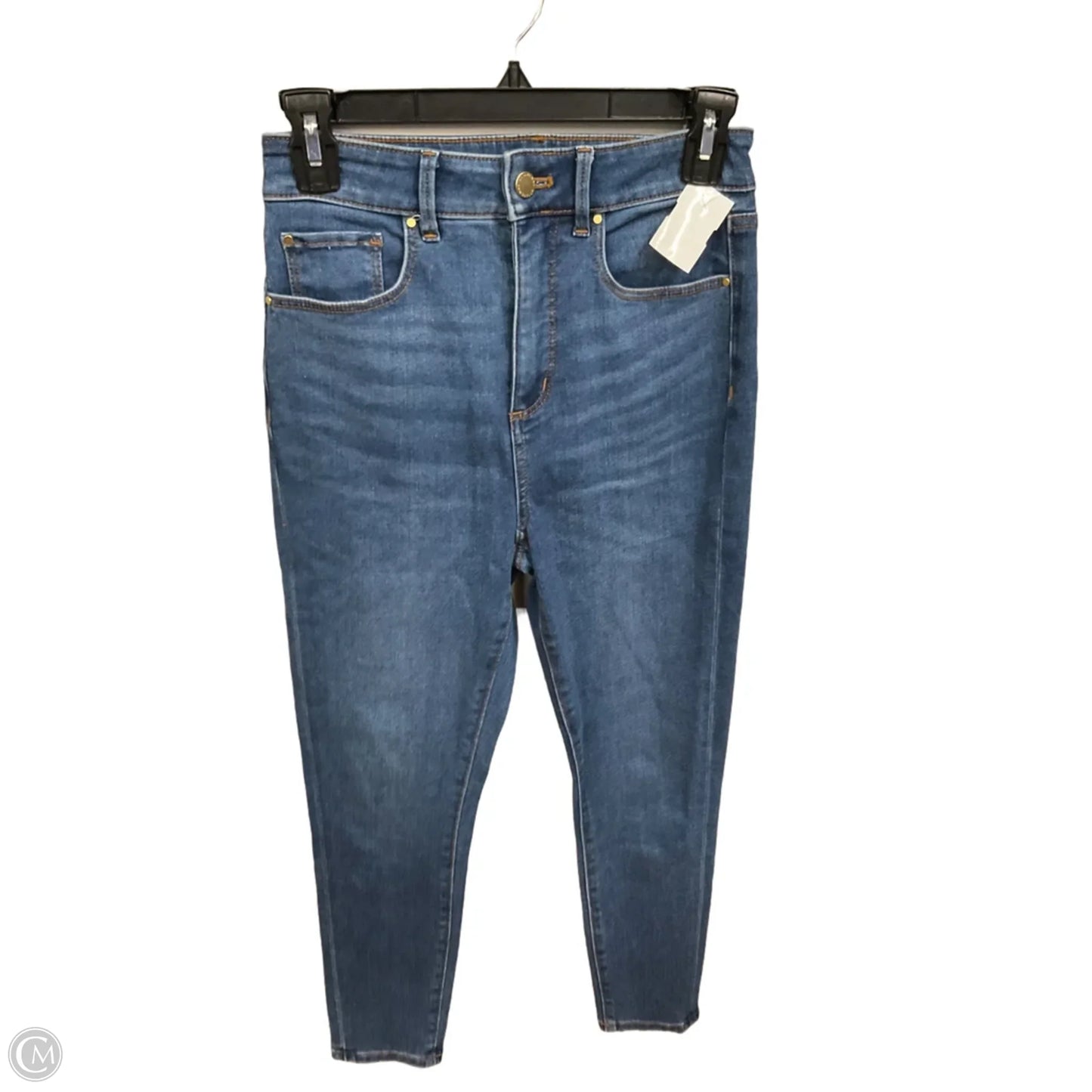 Jeans Skinny By Ann Taylor In Blue Denim, Size: 2p