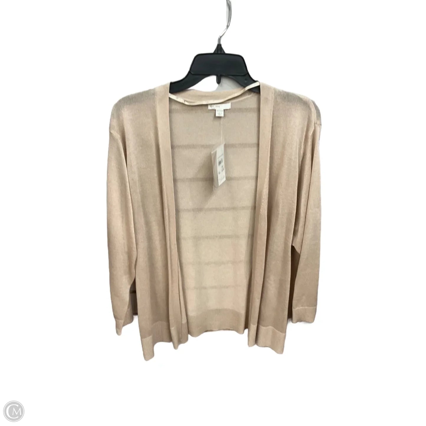 Cardigan By Cato In Beige, Size: Xxl