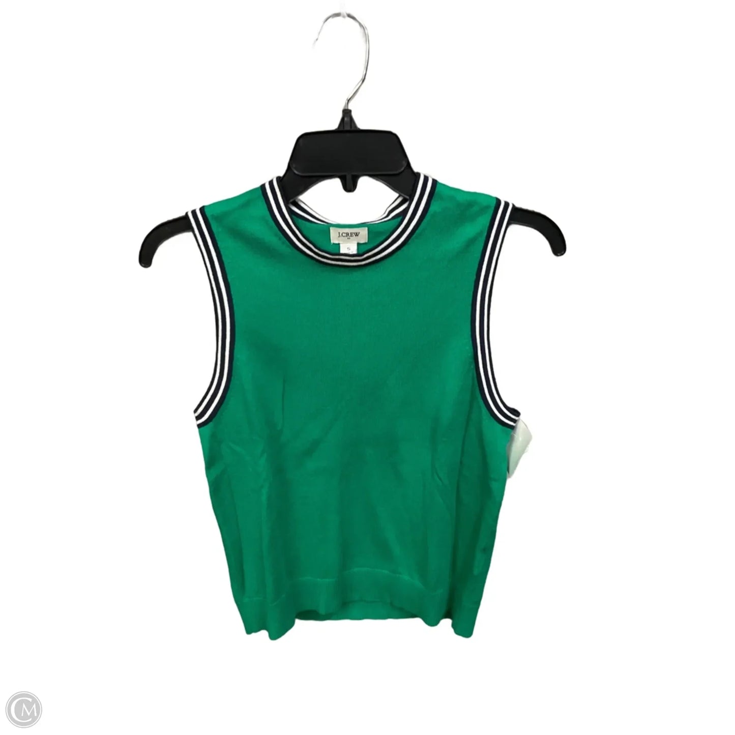 Top Sleeveless By J. Crew In Green, Size: S