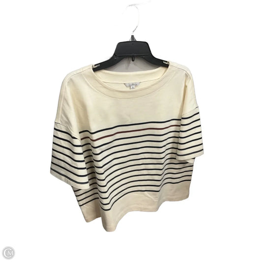 Top Short Sleeve By L.l. Bean In Striped Pattern, Size: Xl