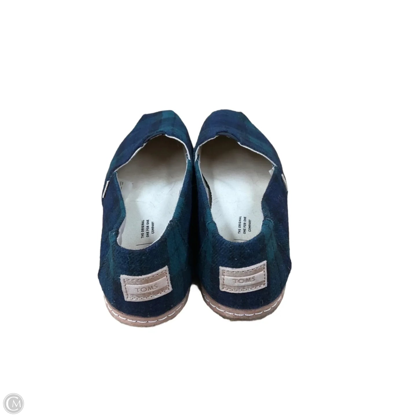 Shoes Flats By Toms In Plaid Pattern, Size: 8