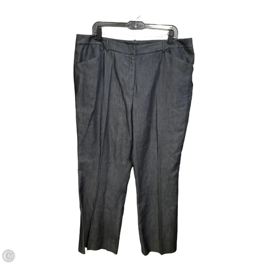 Pants Dress By Tahari By Arthur Levine In Blue, Size: 18