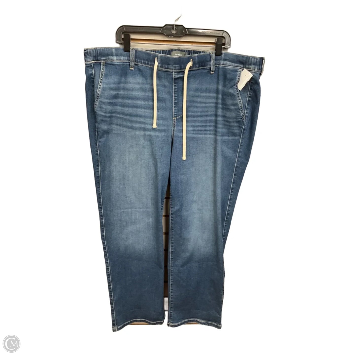 Jeans Straight By Torrid In Blue Denim, Size: 22