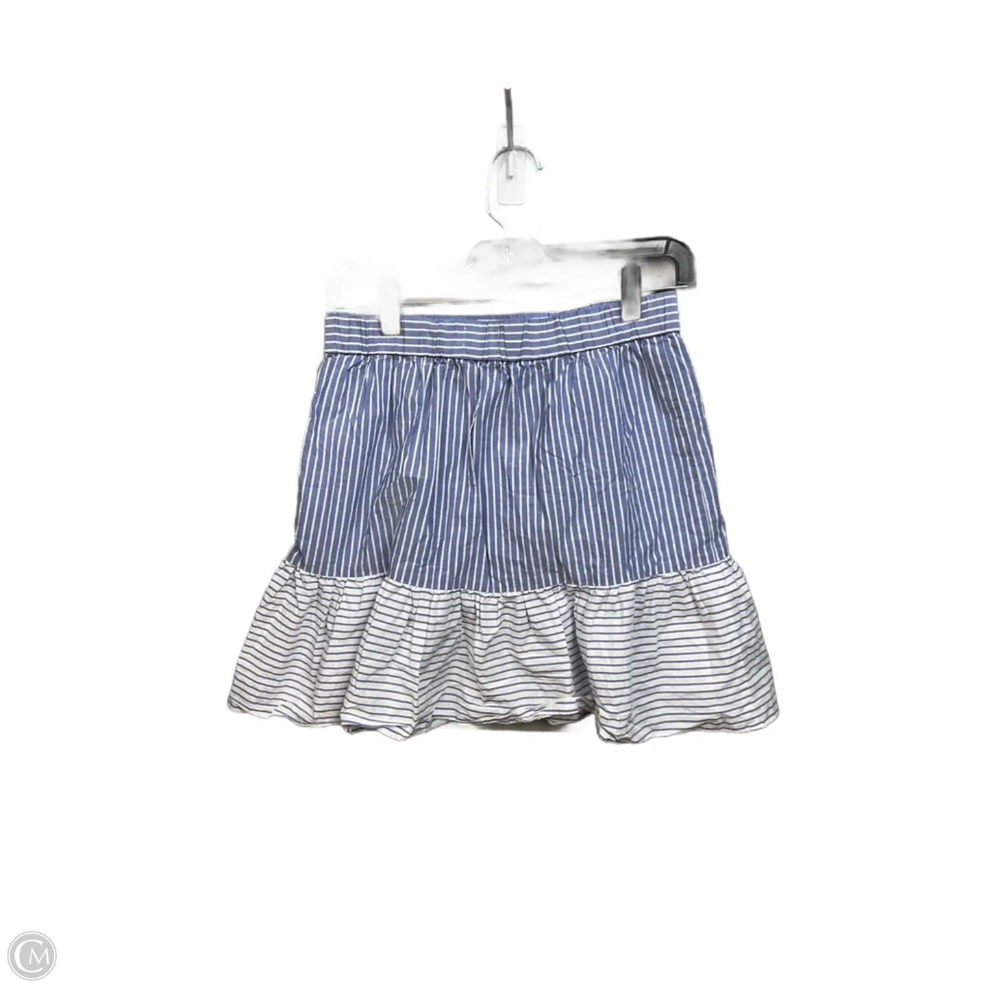 Skirt Mini & Short By Loft In Blue & Yellow, Size: 2