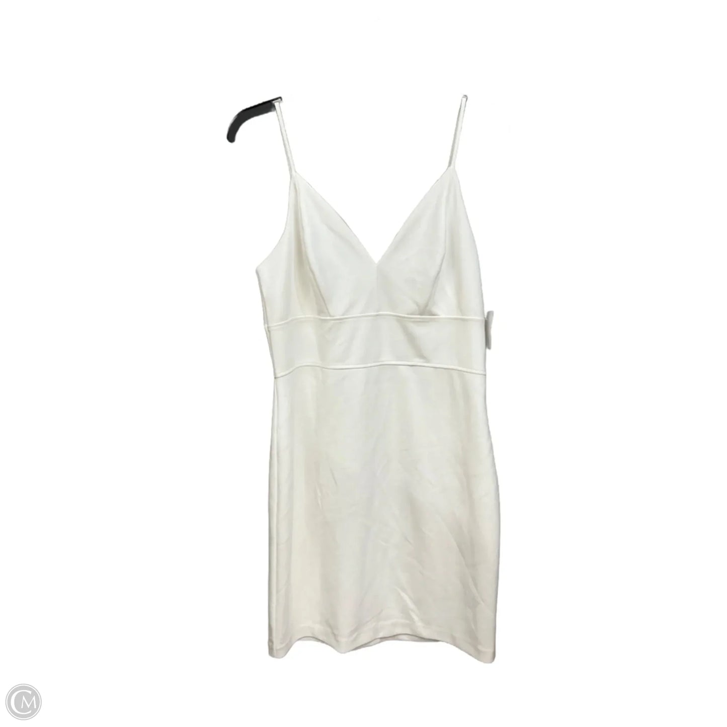 Dress Party Midi By Express In White, Size: M