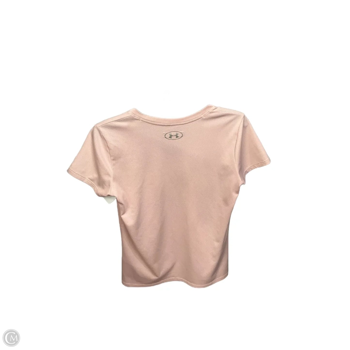 Athletic Top Short Sleeve By Under Armour In Pink, Size: S