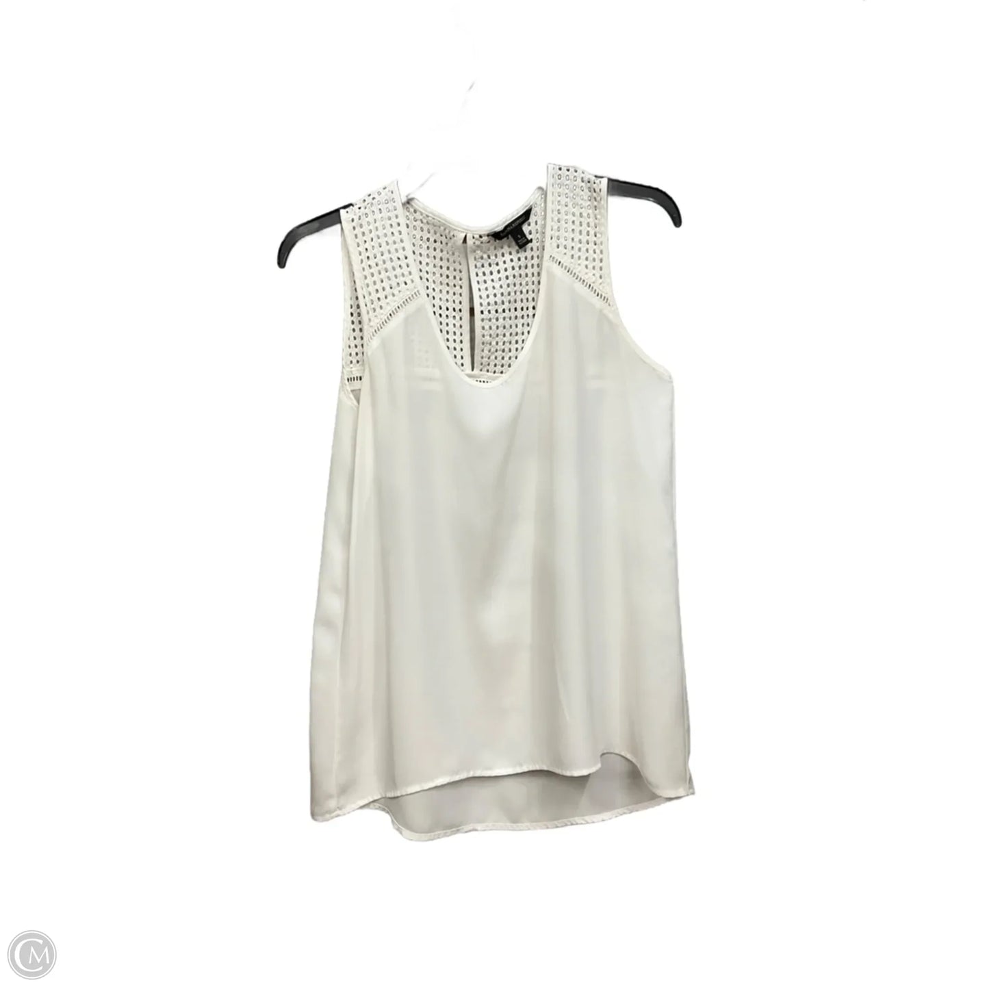 Top Sleeveless By Banana Republic In White, Size: S