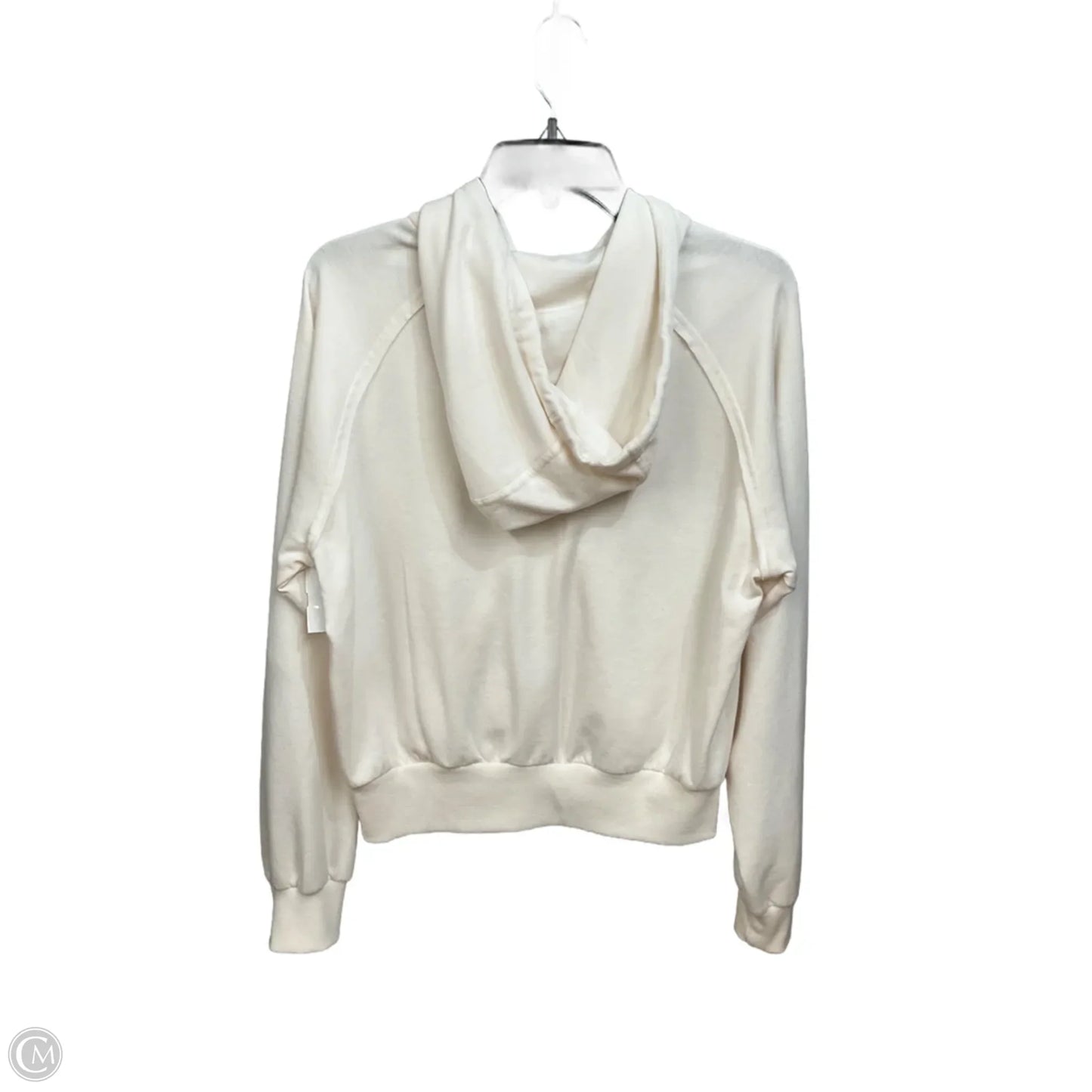 Athletic Jacket By 90 Degrees By Reflex In Cream, Size: M