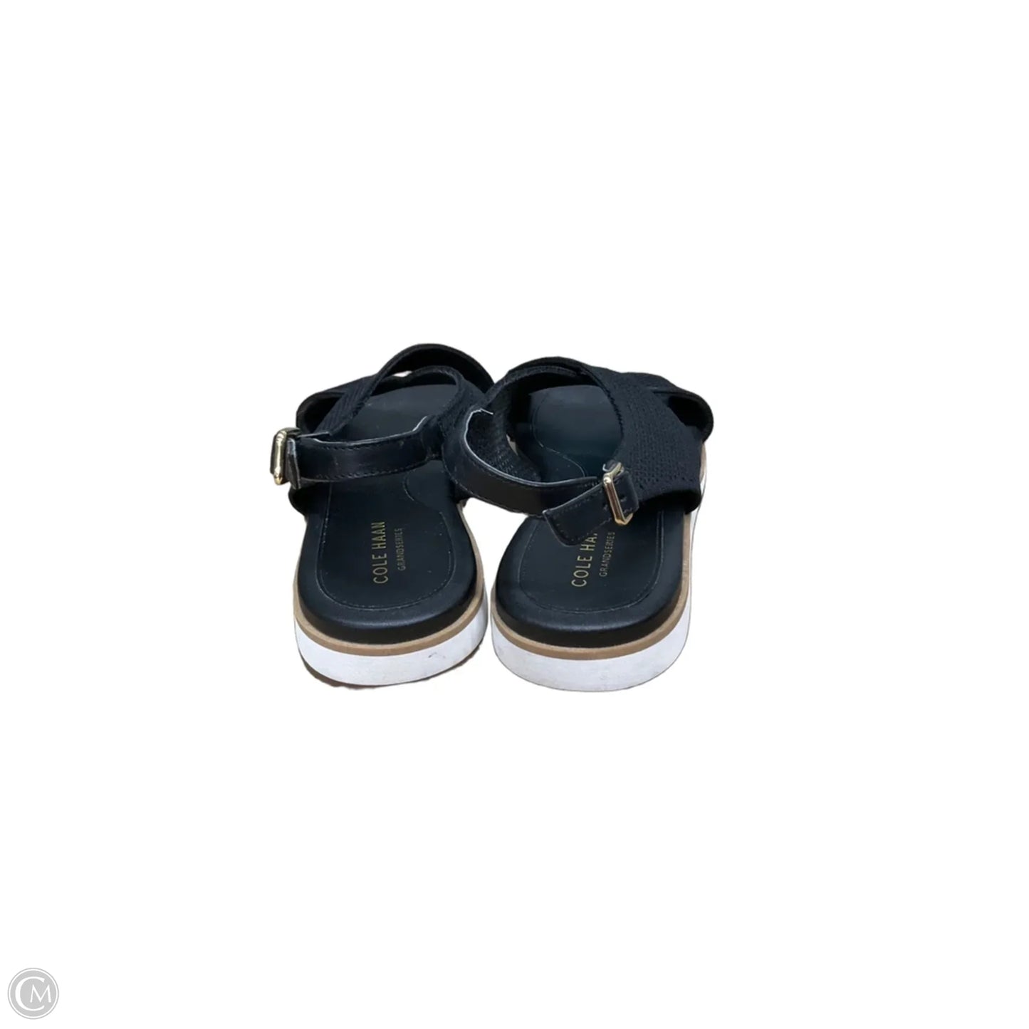 Sandals Flats By Cole-haan In Black, Size: 7.5