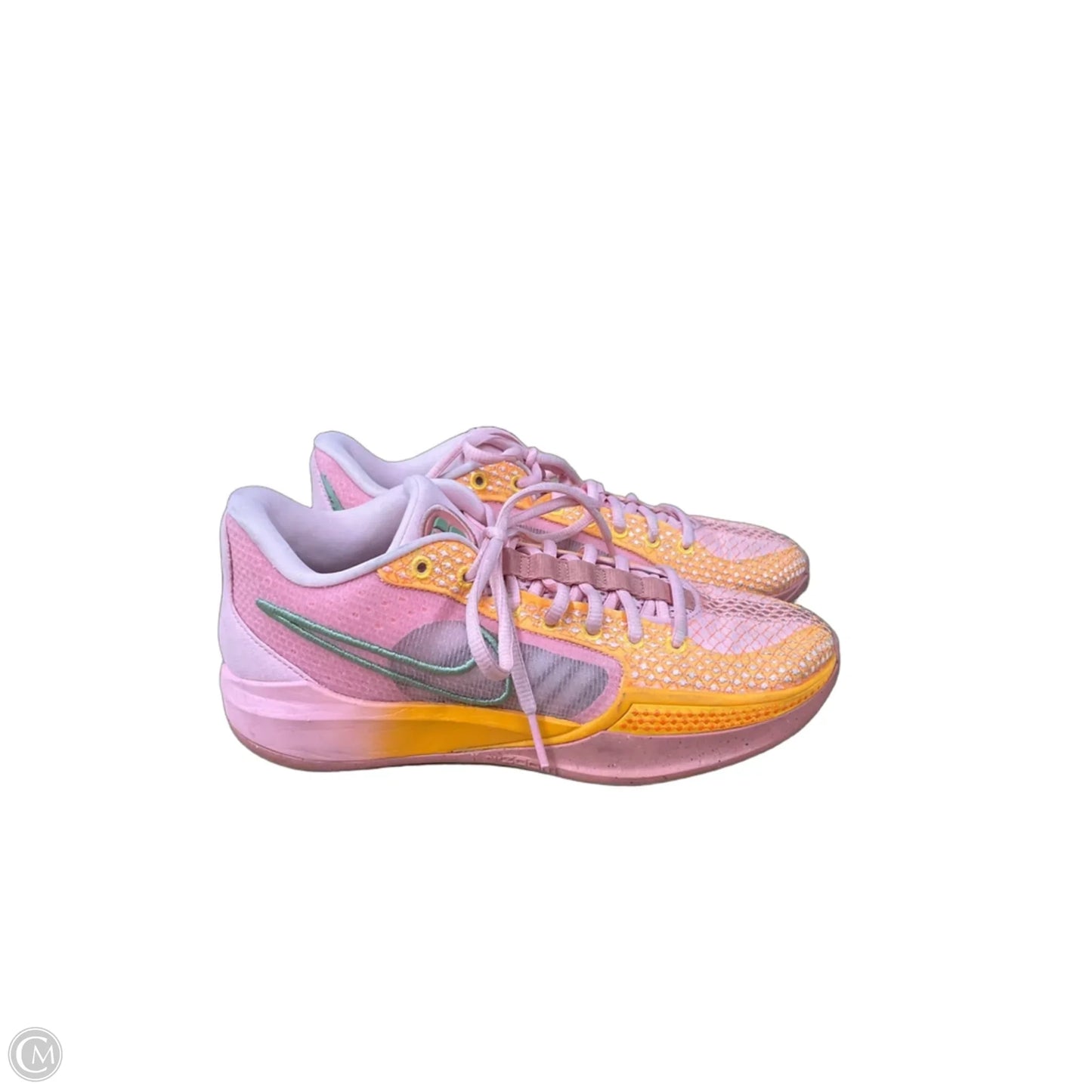 Shoes Athletic By Nike In Orange & Pink, Size: 7.5