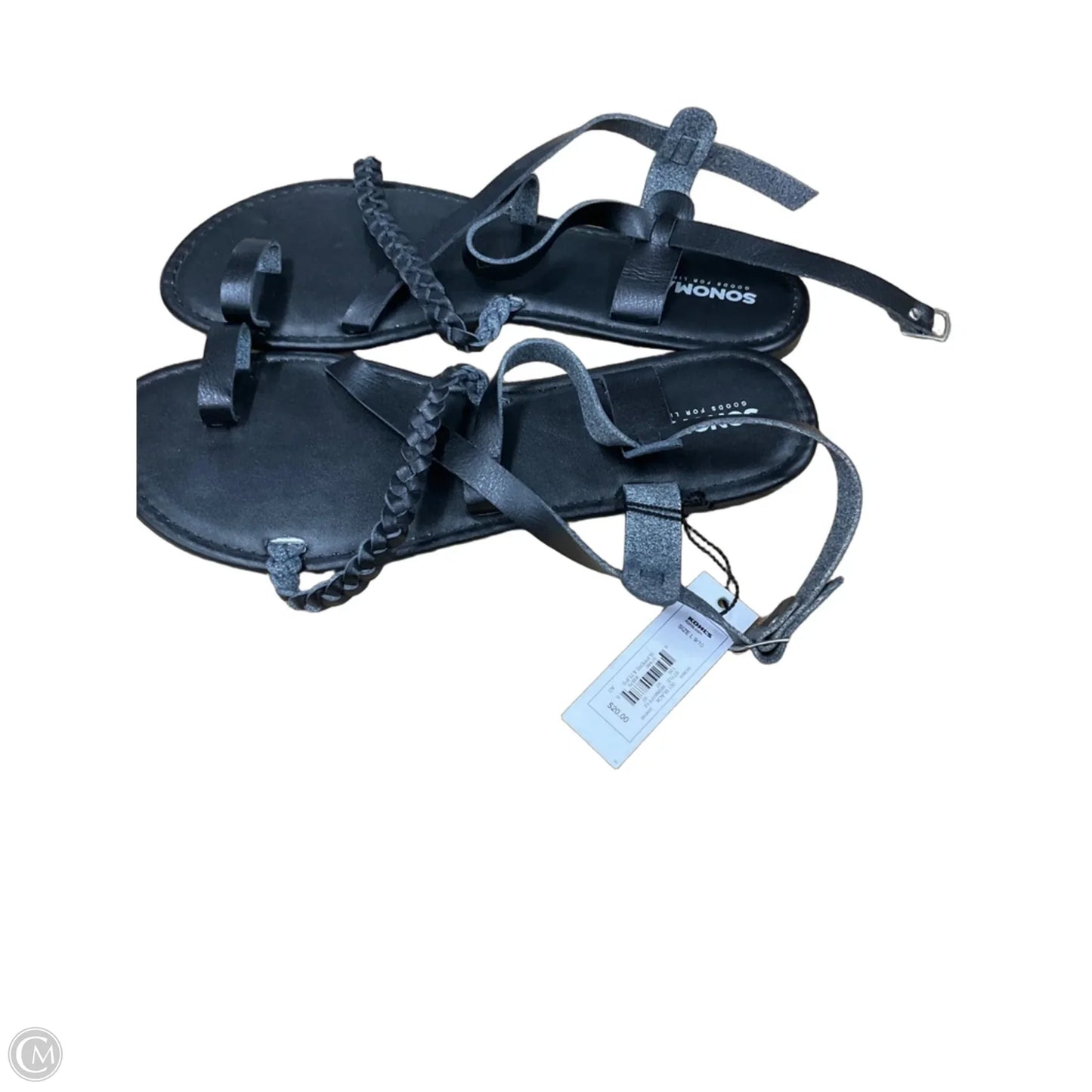 Sandals Flats By Sonoma In Black, Size: 9.5