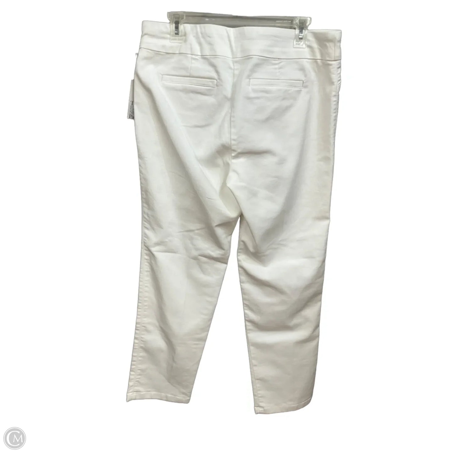 Jeans Straight By Good American In White Denim, Size: 6