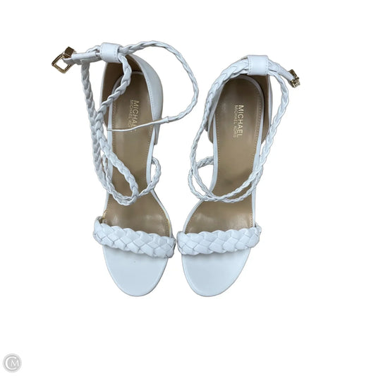 Shoes Designer By Michael Kors In White, Size: 9